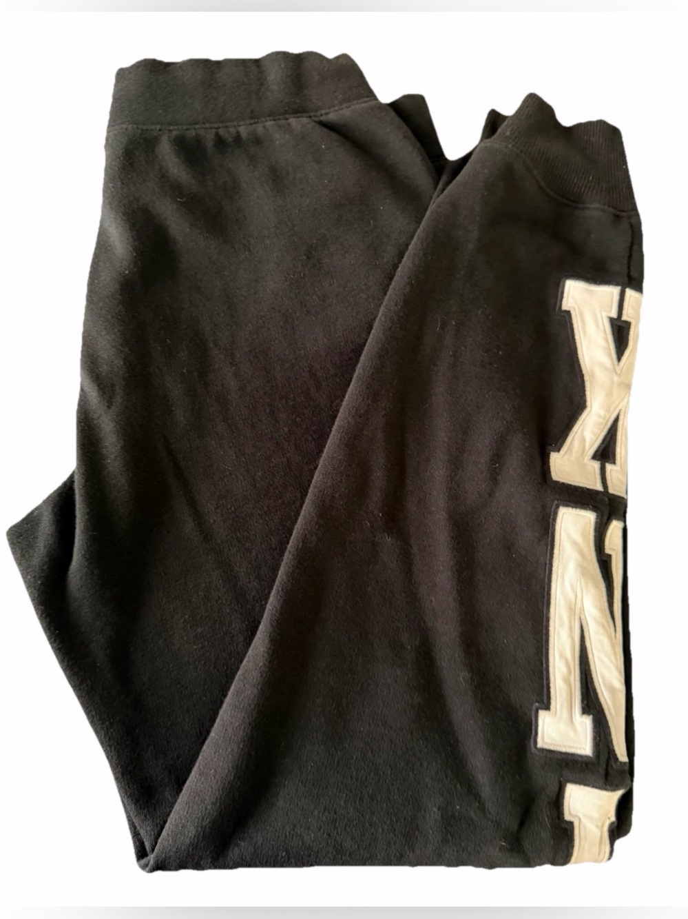 PINK Victoria's Secret Black Sweatpant with White PINK Logo